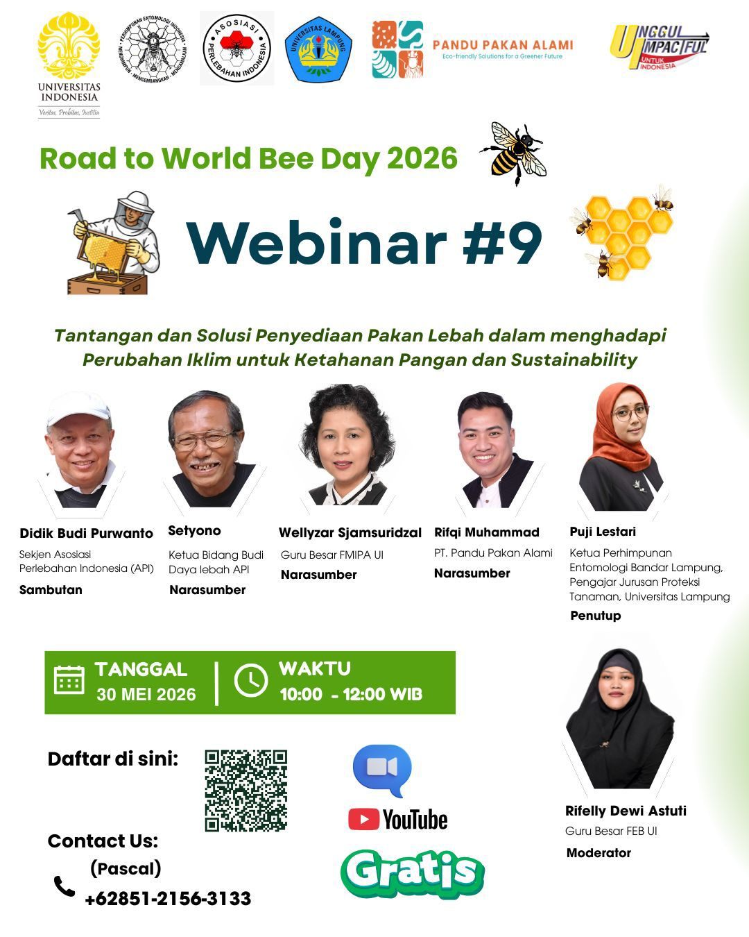 Poster webinar Road to World Bee Day 2026